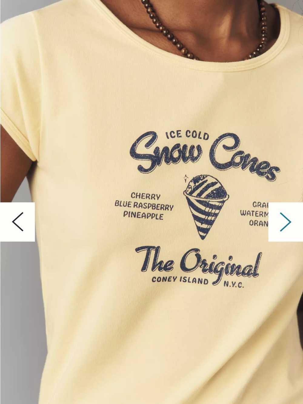 Anthropologie Pilcro Snow Cone Cotton Tee - Picture 3 of 10